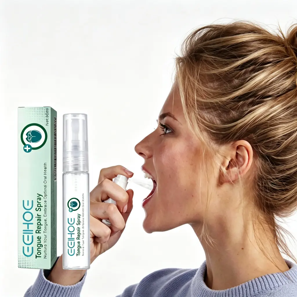 Oral Care Cleansing Spray | Gentle Soothing for Cracked Swollen Tongues | Mucosa Repair Antibacterial | Bad Breath Halitosis Dry Mouth Treatment | Long-Lasting Fresh Breath | Gum Health Oral Ulcer Support