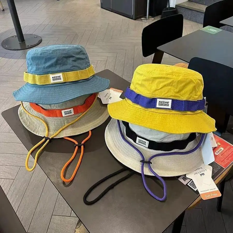 Women's Colorblock Quick-Dry Cargo Bucket Hat, Casual Beanie Headwear for Spring Summer Outdoor Hiking (1pc)