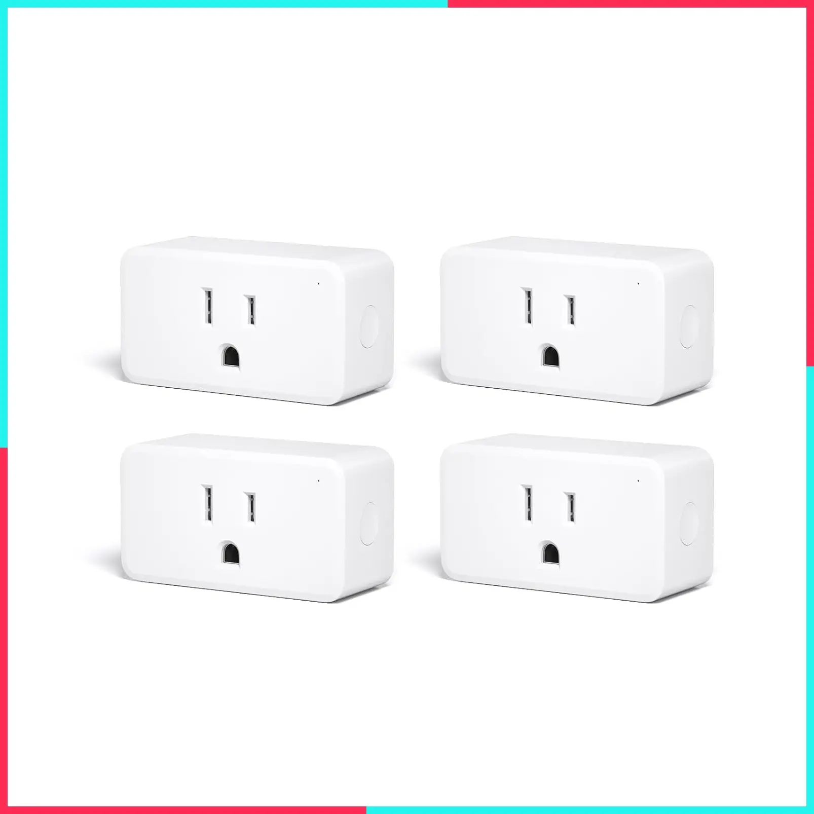 Smart Plug Gen3 4 Pack with Real-time Power Meter, 15A Outlet, Enhanced Zigbee Repeater, ETL Certified, ZigBee Hub Required, Works with Home Assistant, Echo and SmartThings
