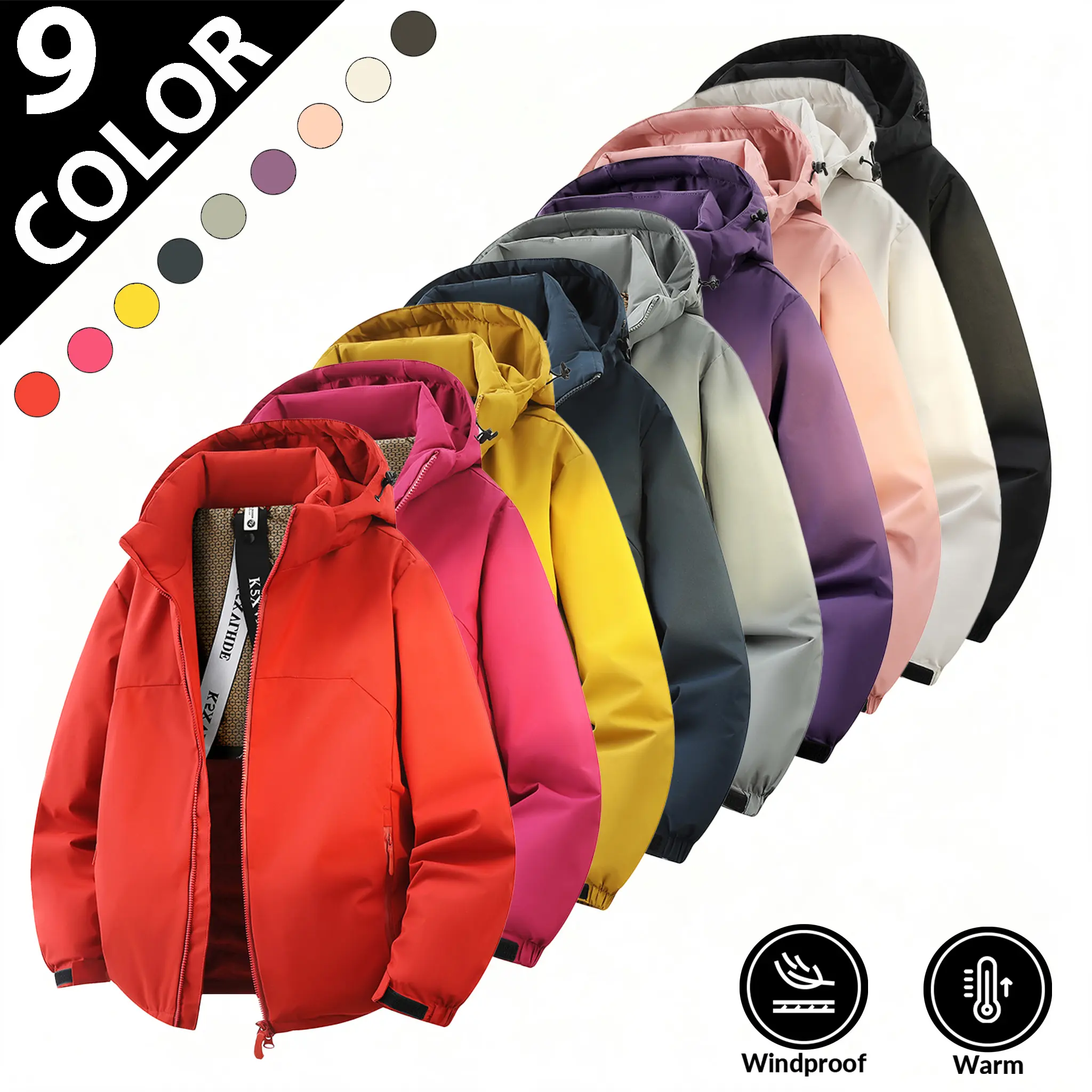 2026 New Autumn & Winter Multi‑Color Outdoor Quilted Jacket, stylish hooded cotton‑padded coat built with  tech for superior warmth and cold resistance.Boasting concise and high‑end appearance, this outerwear delivers excellent heat retention per