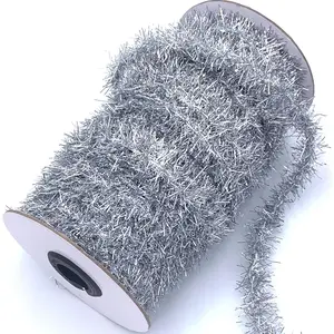 50 Yards Silver Metallic Tinsel Christmas Garland Tinsel Bibbon for Christmas Tree,Wedding Birthday Party Decorations Supplies (Silver)fidget toys