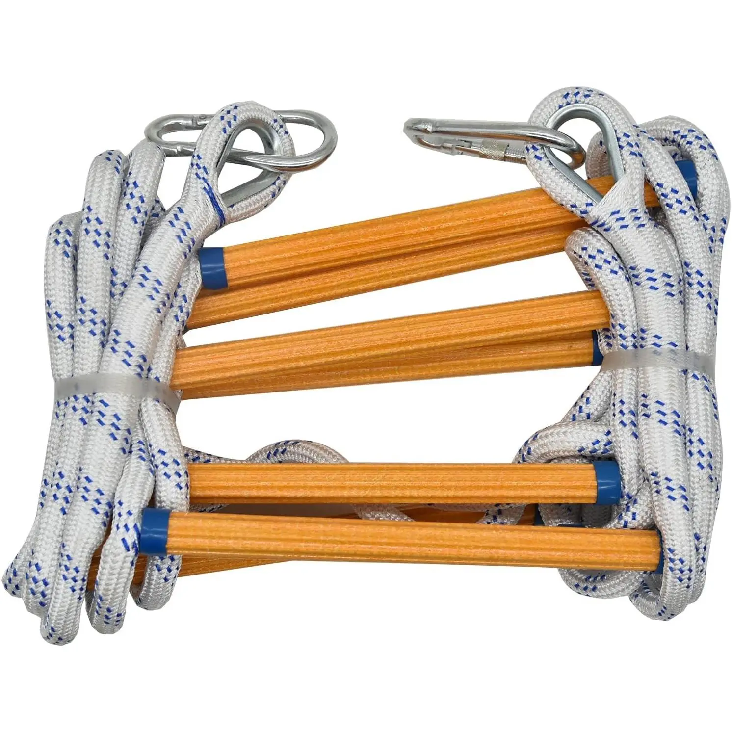 16ft Fire Escape Rope Ladder - Emergency Fire Ladder for 2 Story Homes