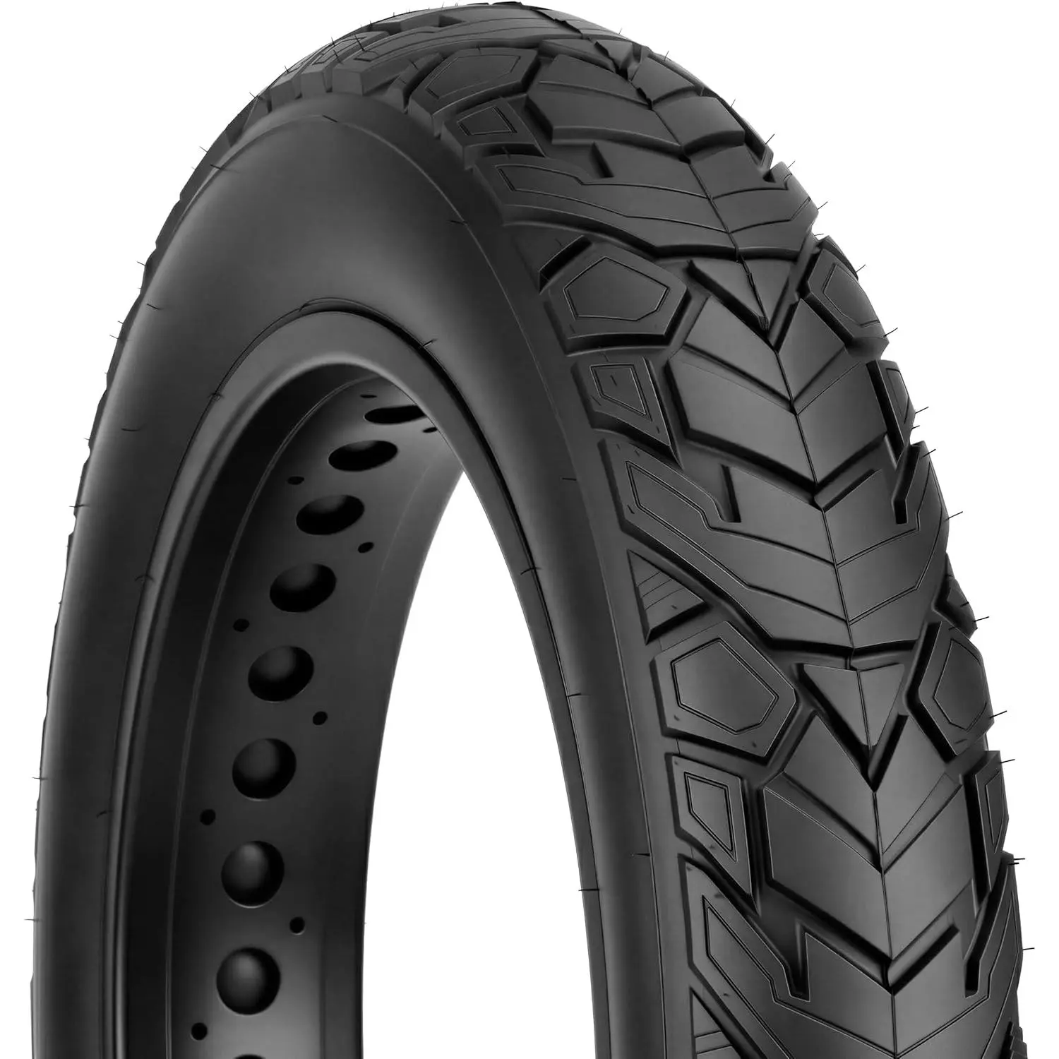 Ebike  Tire, 20x4.0/26x4.0 Inch Folding  Tire, Heavy Duty -Terrain   Tire for Electric , MTB, Street, Trail & Light Off-Road Riding