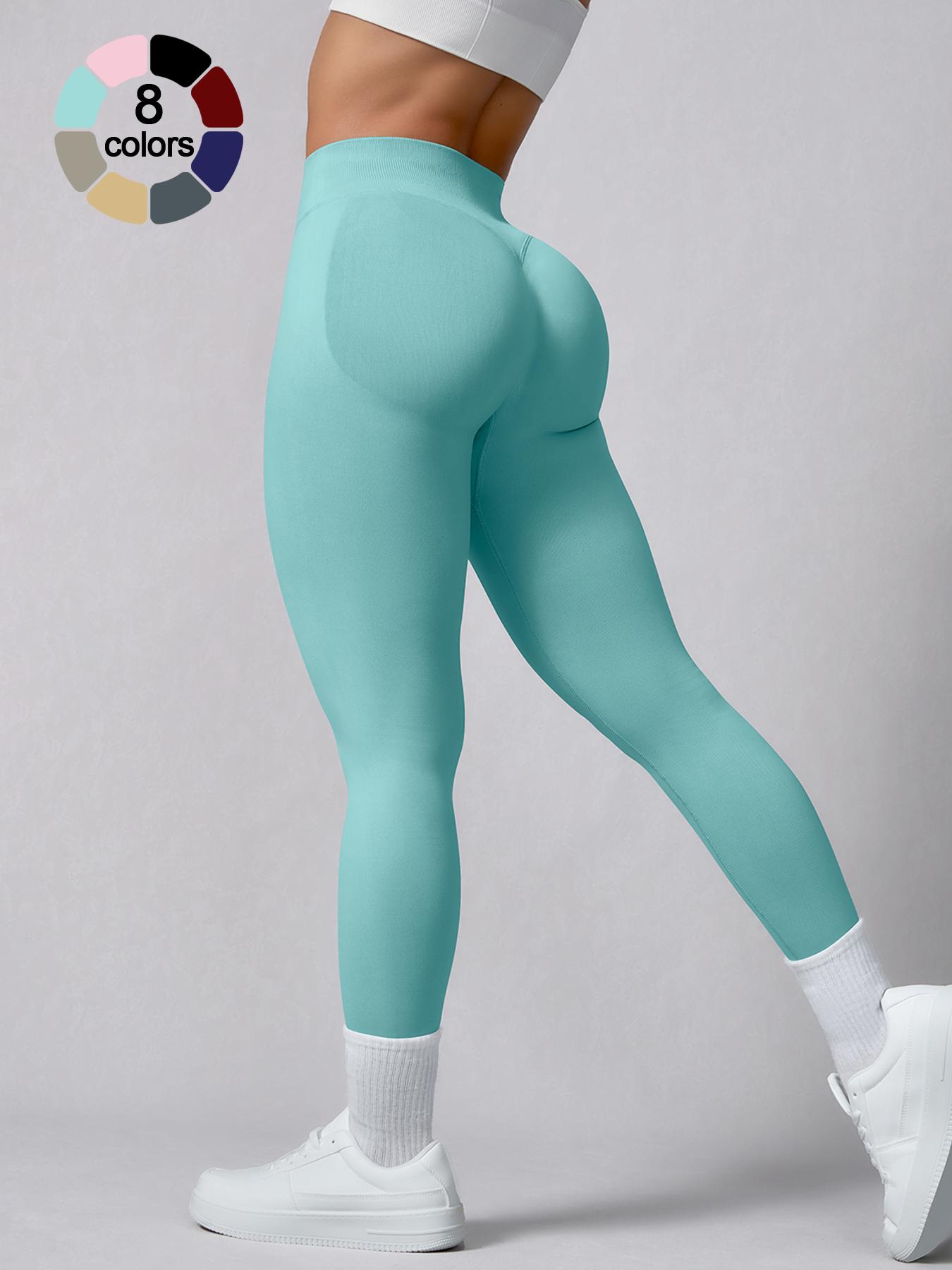 Women's High Waist Tight-Fitting Peach Butt Shaping Yoga Pants, Soft Skin-Friendly Long Workout Tights, Gym Fitness Leggings for All Seasons, Perfect for Gym Running Hiking