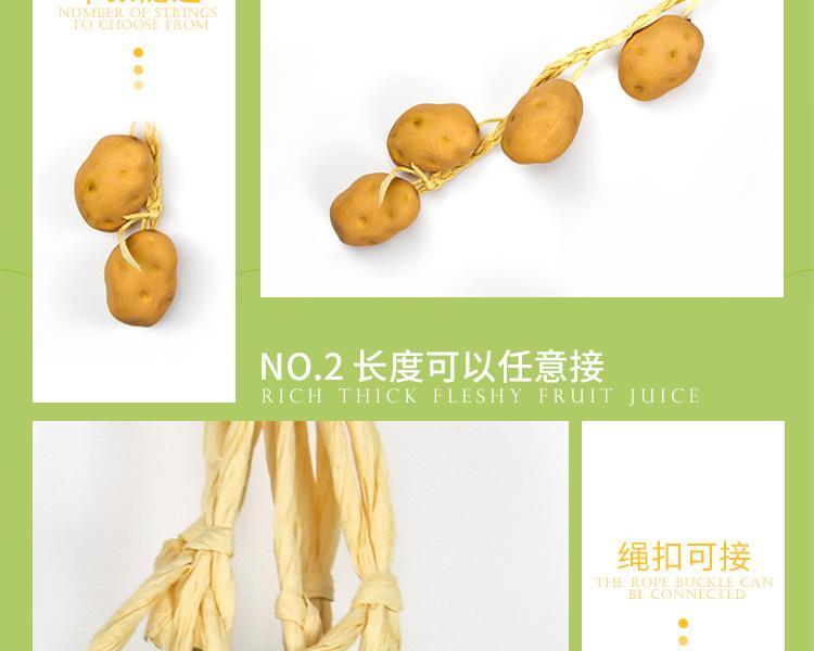 Simulation Fruit Vegetable String Artificial Fruits Foam Model Farmhouse Hotel Hanging Photography Prop Pendant for Decoration