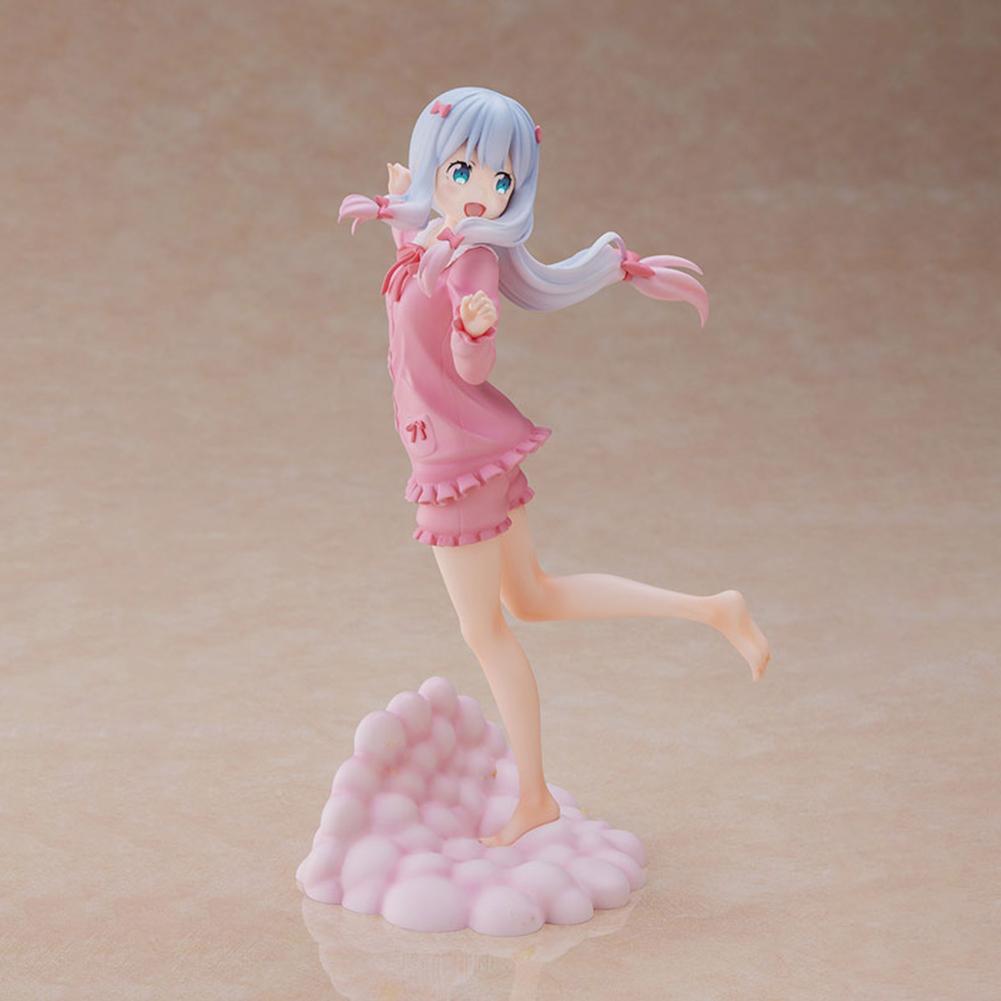 20CM Anime Lzumi Sagiri Figure Pink Pajamas Action Figure PVC Kawaii Girl Model desktop ornaments Collection Dolls Toys Gifts