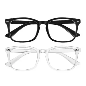 Unisex Blue Light Blocking Glasses, Lightweight UV400 Fashion Eyewear