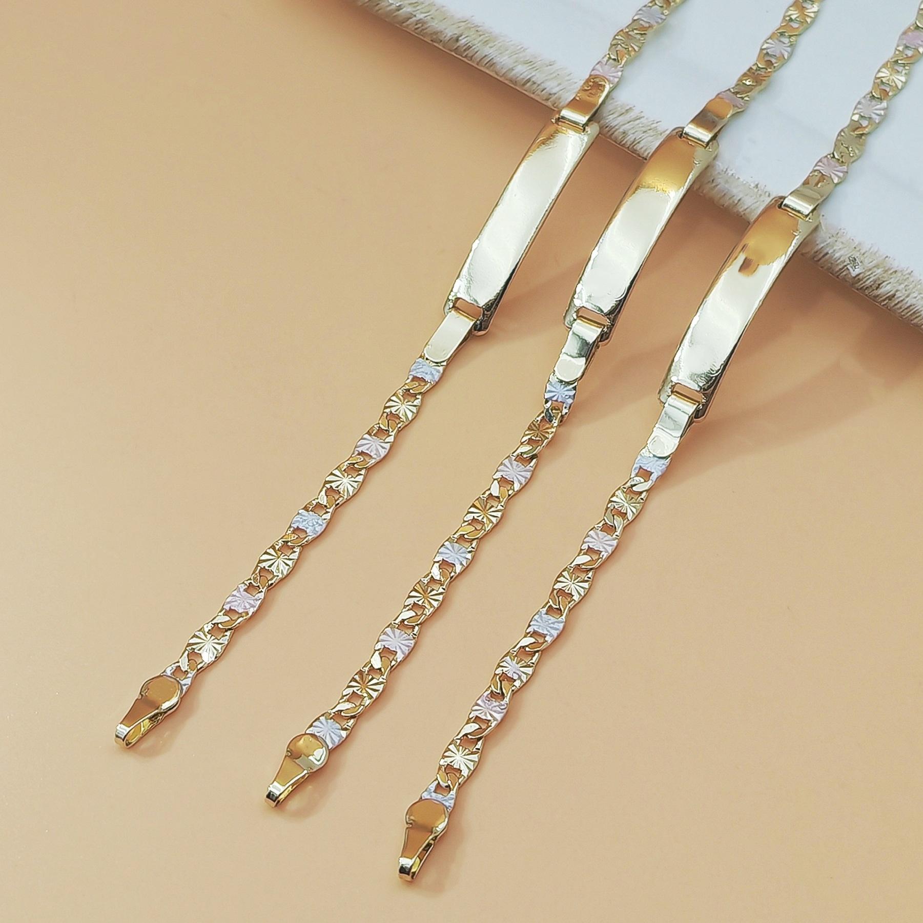 Custom Engravable Curved Bar Bracelet for Men & Women 3 Color Polished Blank ID Bar Handmade DIY Jewelry Minimalist Personalized Unisex Gift for Couples & Friends