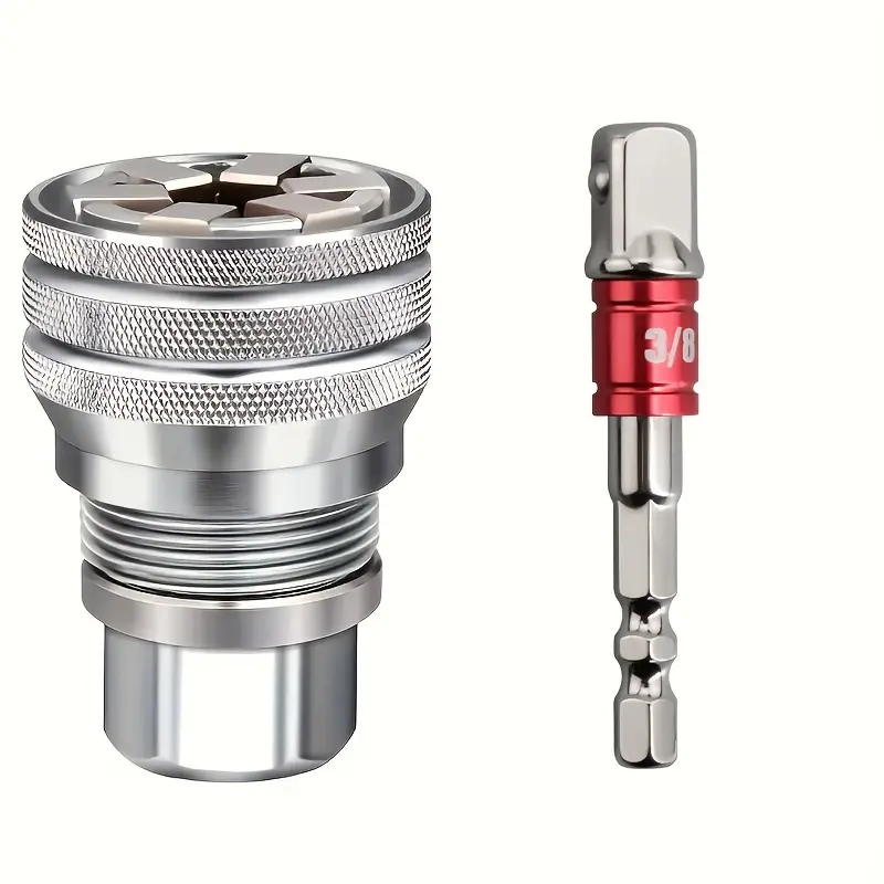 Universal adjustable socket wrenches, Socket wrench tool, suitable for metric sizes of 10 19 mm, as well as 3/8 inch 3/4 inch ratchet wrenches, the adjustable drive sockets for 3/8 inch drive ratchet torque wrenches and electric dr