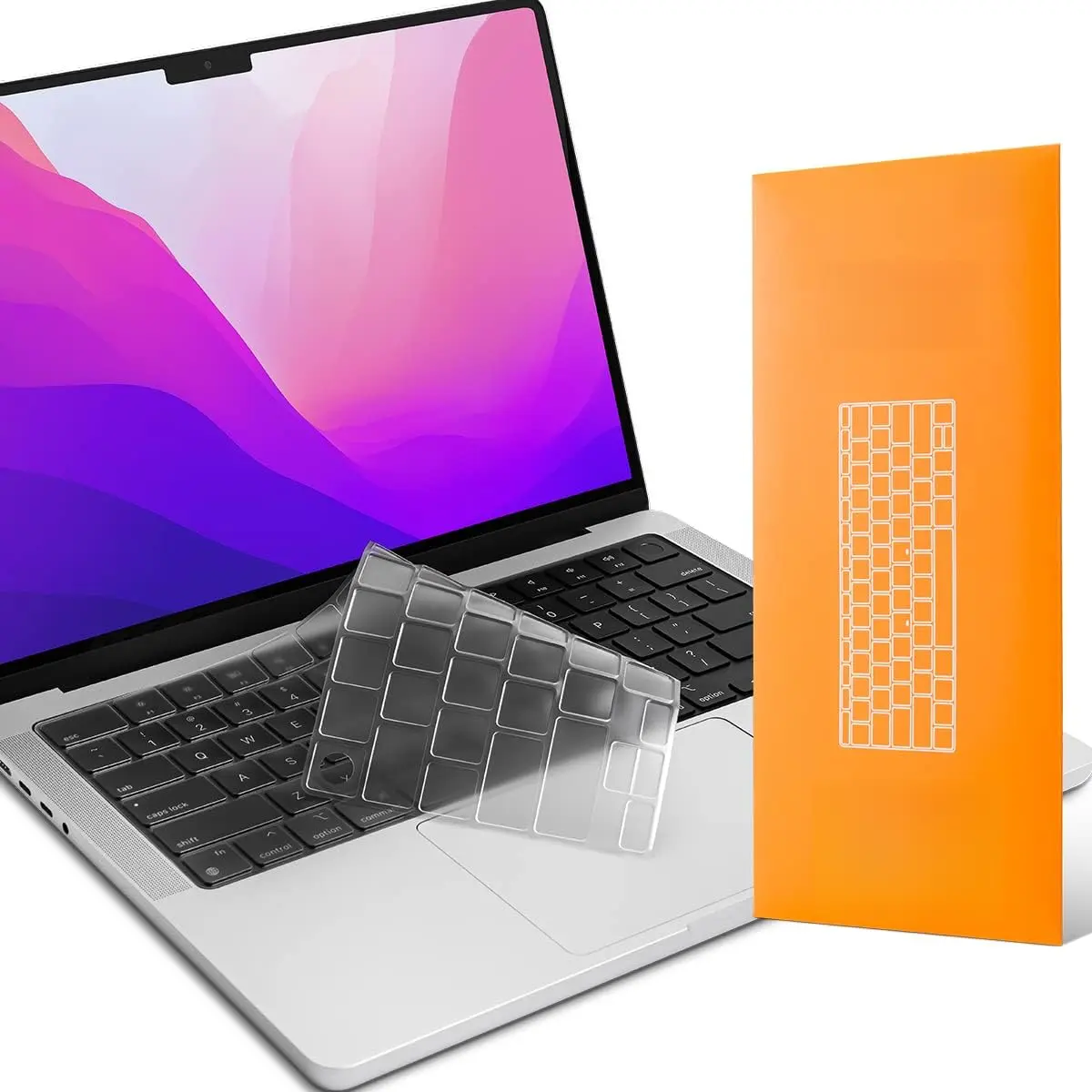 Original Premium Ultra Thin Keyboard Cover Protector, Compatible with MacBook Pro 14"/16" M1-M5 Pro/Max, M2-M5 MacBook Air 13"/15", 2026 MacBook Neo 13" (Touch ID), US ANSI Layout, Clear
