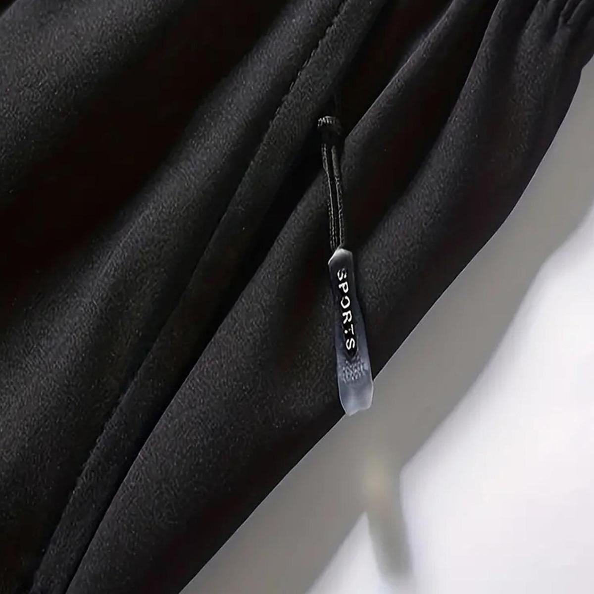 2pcs Men's Sports Shorts Set, Summer Casual Quick Dry Elastic Waist Drawstring Shorts, Quick Dry Waistband Sports Shorts, Suitable for Summer Gym Workouts, Basketball Shorts, Men's Comfortable Shorts, Athletic Wear, Sports Shorts Breathable Zipper Athleti