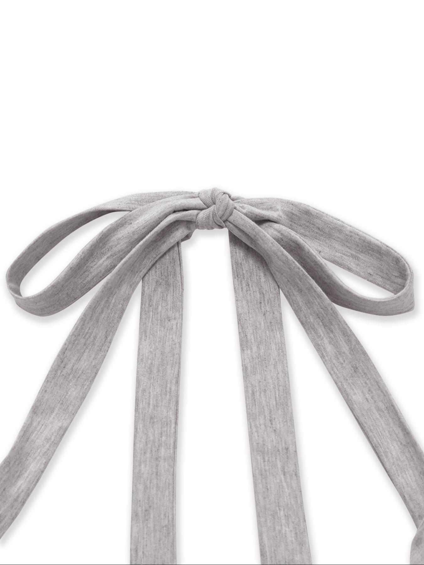 Women's Plain Ruched Tie Back Halter Crop Jersey Cami Top, Summer Clothes Women, Casual Sleeveless Crop Top for Summer, Summer Outfits 2024, Summer Tops, Crop Tops, Women's Clothing for Daily Wear