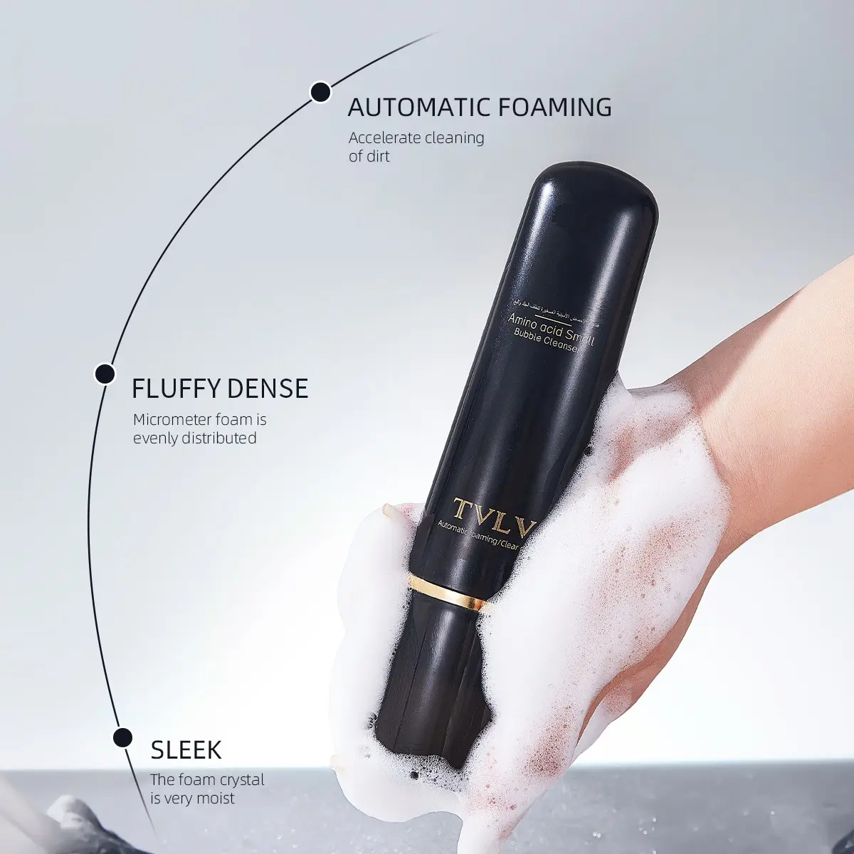 Amino Acid Foaming Face Wash, Oil Control, Moisturizing, Deep Cleansing, Upgrade Version, 100g, Gentle & Effective Skin Care