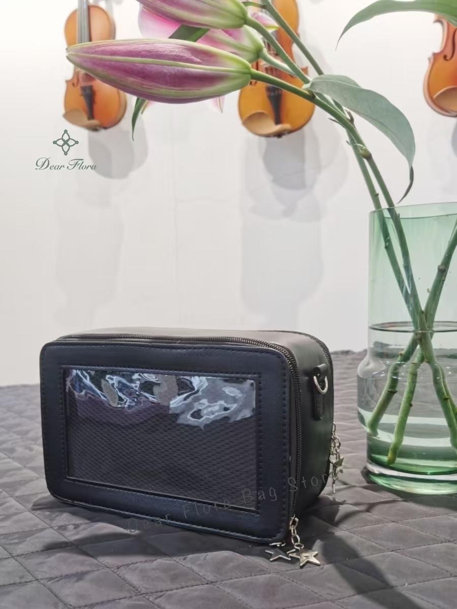New Design Small Camera Ita Bag Fashionable Cute Girl Transparent DIY Cosplay Shoulder Bags Street Trend Messenger Crossbody Bag