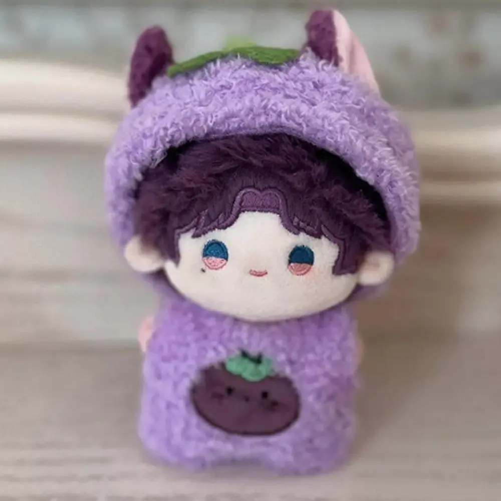 Clothes Fruit Series 10cm Cotton Doll Clothes Jumpsuit Suit Doll Clothes Outfit Grape Lovely Doll Dress Up Set 10cm Cotton Doll