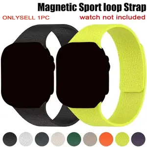 Magnetic Loop for Apple Watch Band 46mm 44mm 40mm 49 45mm 41 38 42mm 46mm Silicone Bracelet iWatch Series ultra 11 10 9 8 7 Se 6 Electronic Gadgets Smart Watch Straps Smartwatch Accessories
