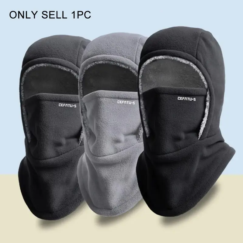 Unisex Full Face Warm Headgear, Windproof Facial Protection, Snug Fit Design, Ideal for Snowy Outdoor Activities, Daily Winter Warmth, Ski Mask Balaclava