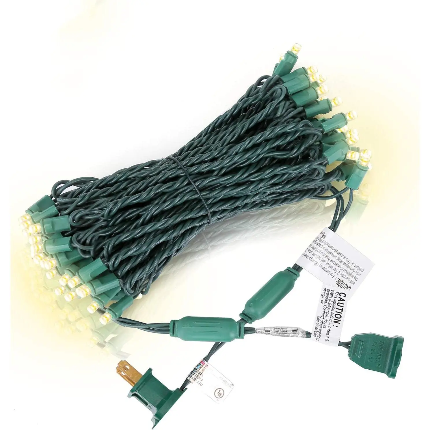 Christmas Lights Warm White 50 Counts, Christmas Lights Outdoor Warm White Commercial Grade  IP65, 25Ft 5mm Outdoor Mini LED, Xmas for Tree