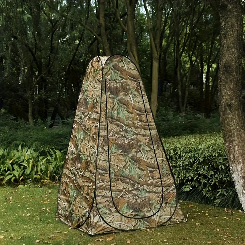 Outdoor portable pop-up tent for bathing and changing clothes, thickened material for sun protection and privacy, mobile toilet tent, portable quick-open changing room tent for fishing, quick-open camping equipment