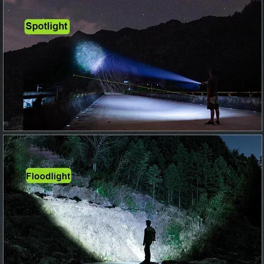 Powerful LED Flashlight USB Rechargeable Torch Super Bright Hand Light Emergency Camping Multifunctional Lantern Fishing Light Powerful LED Flashlight USB Rechargeable Torch Super Bright Hand Light Emergency Camping Multifunctional Lantern Fishing Light