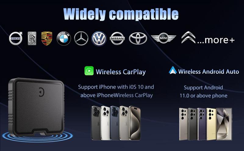 【PASLDA】Wireless CarPlay Adapter Box, 2024 Upgrade Support Netflix/YouTube/TF Card Plug & Play Dongle, Apple Car Play Wireless Adapter Android Auto Wireless Adapter for Cars from 2015 & iPhone iOS10+ TikTokShopBlackFriday Automotive 【PASLDA】Wireless CarPlay Adapter Box, 2024 Upgrade Support Netflix/YouTube/TF Card Plug & Play Dongle, Apple Car Play Wireless Adapter Android Auto Wireless Adapter for Cars from 2015 & iPhone iOS10+ TikTokShopBlackFriday Automotive