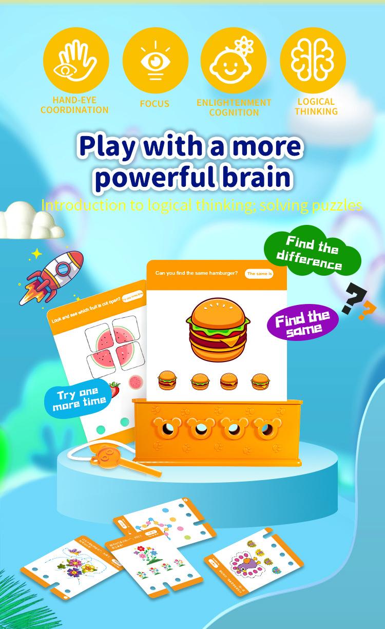 The Logic Key English Children's Educational Toy is a wonderful gift for kids.