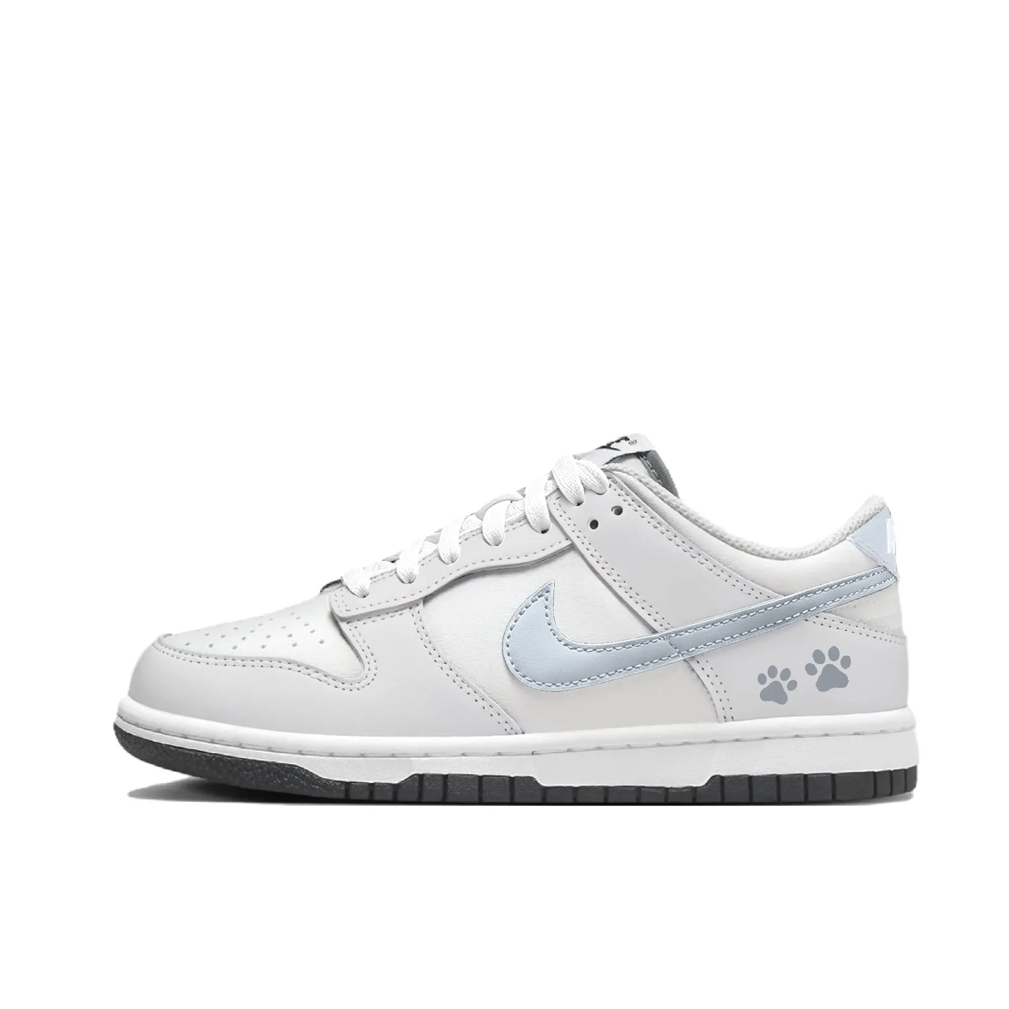 Nike Dunk Sea Salt Cat Paw Sneakers: Elegant, Sweet, Youthful Low-Top Casual Shoes for Women and Men with Cushioned, Durable, Non-Slip Soles Verifiable, with credentials and supporting global authentication