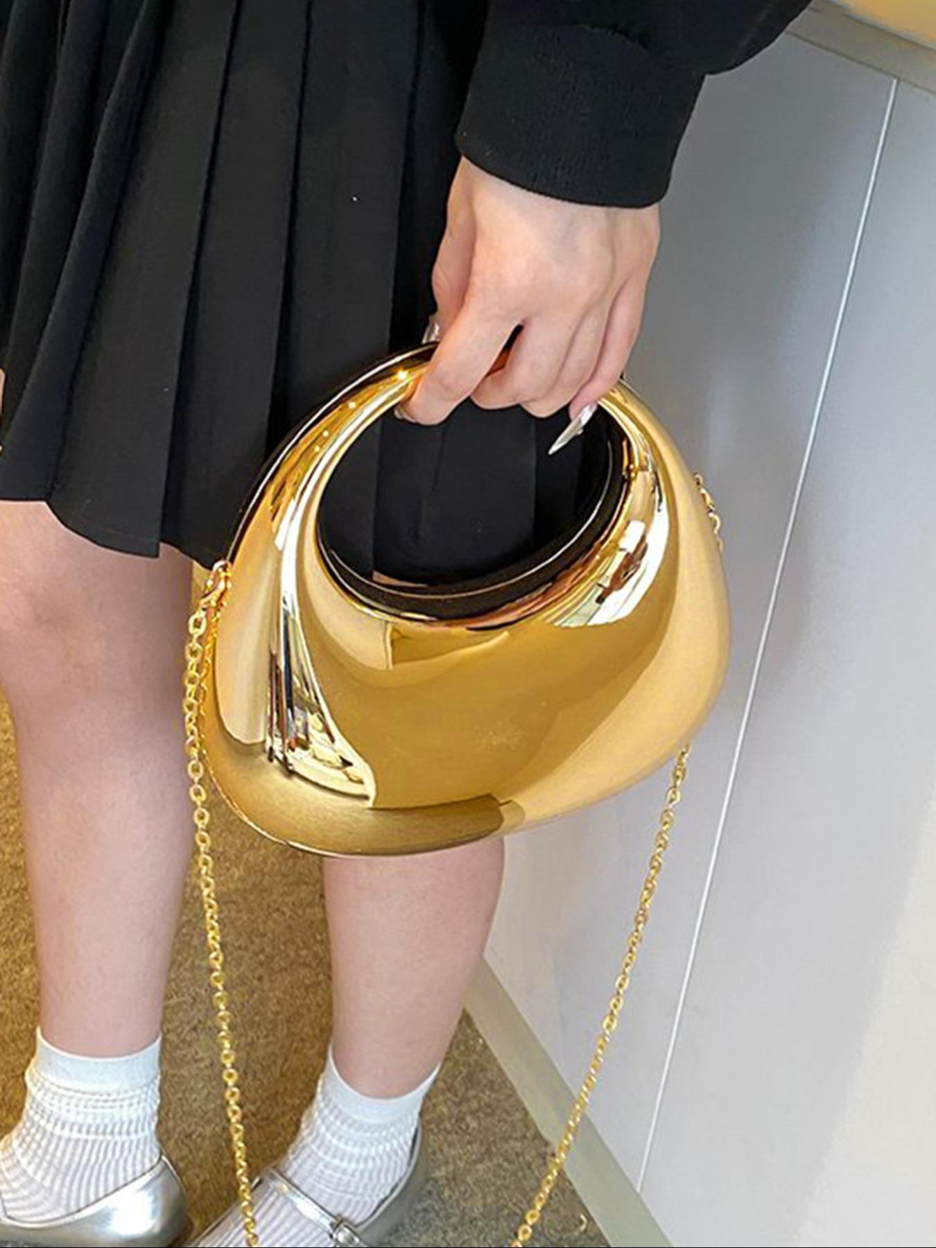 Women's Fashionable Acrylic Shell Design Crossbody Bag, Casual Versatile Shoulder Bag for Daily Used, Trendy All-match Commuter Bag, Casual Handbag Satchel, Fashionable Bling Bag