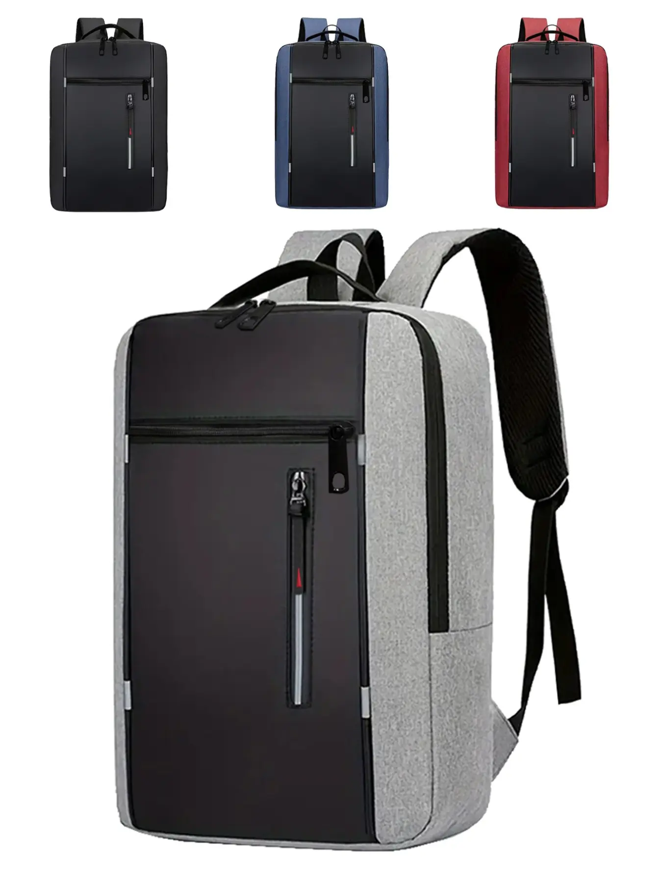 Men's business casual backpack, laptop bag, computer backpack, durable nylon large-capacity travel bag, suitable for work, outdoor sports, parades, etc., with laptop compartment, travel backpack.