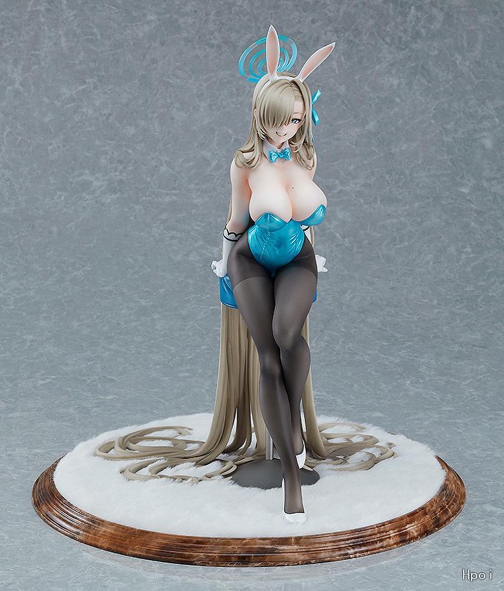 2CM Anime Game Blue Archive Ichinose Asuna Figure Bunny Girl Dress Sexy Animation Model Toys GiftsDecoration Ornaments PVC