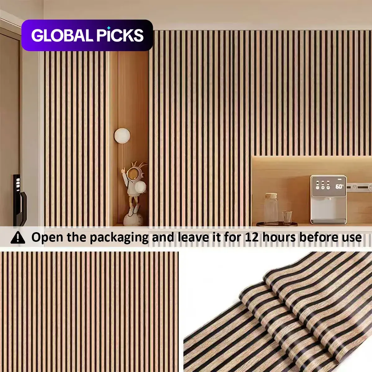 【Black Friday】1-Roll Wood-Grain Wall Sticker, Self-Adhesive Faux Wood Wallpaper, Waterproof and Moisture-Resistant Peel-and-Stick Decor for Living Room, Bedroom, and Kitchen #GLOBAL PICKS