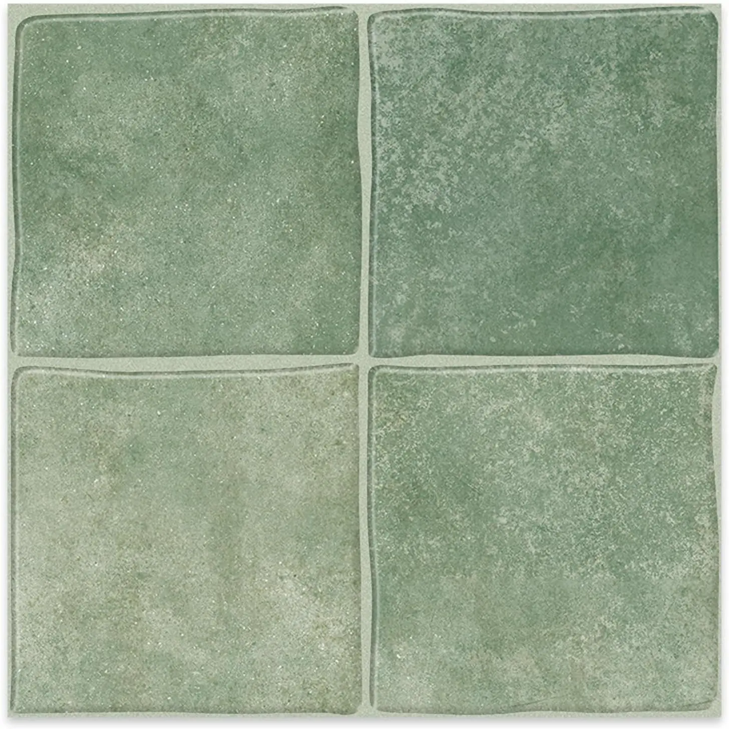 10 Sheets Peel and Stick Subway Tiles, 12x12 Inch Light Green 3D Wall Backsplash, 2.5mm Thicker Ceramic Look for Kitchen & Bathroom, Easy To Clean, 12"X12", Durability And Solidity, Durable & Cost-Effective, High-Def Pattern, Realistic Design, Rvs