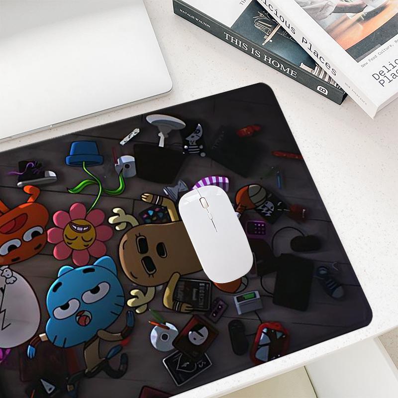 Cartoon Character Design Mouse Pad, Rectangle Gaming Mouse Pad, Non-Slip Mousepad, Office Desk Keyboard Mouse Mat for Home Office Game Room Desk