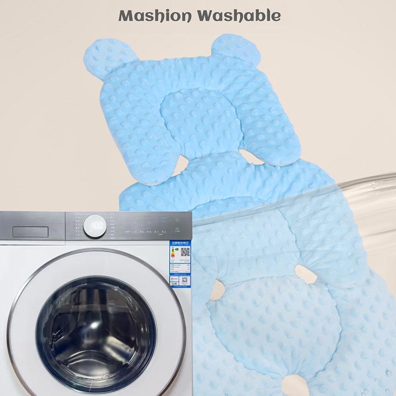 Four Seasons Baby Stroller Cushion Infant Car Seat Insert Stroller Pad General Thermal Mattress Mesh Breathable 2 Side Available