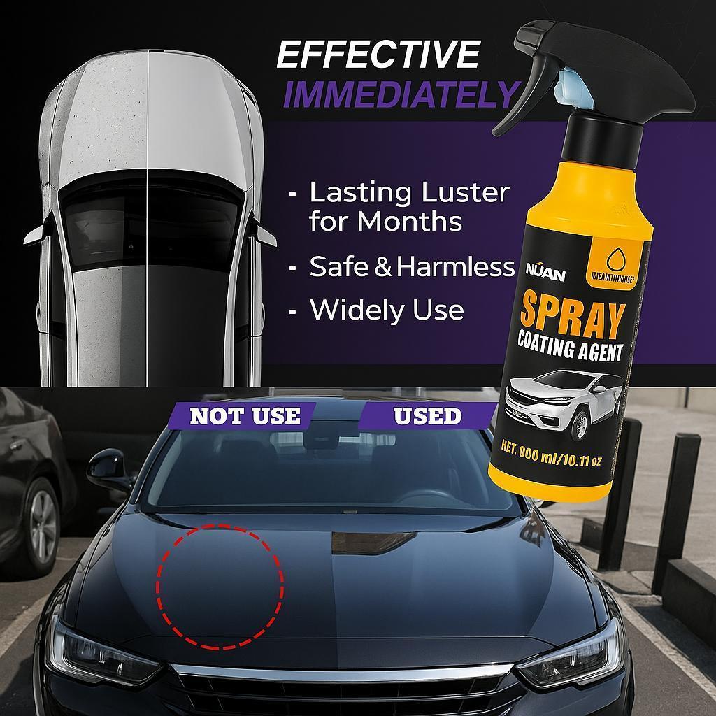 NUAN nano car coating spray-Professional spray coating with superior water beading & UV defense. NUAN nano car coating spray-Professional spray coating with superior water beading & UV defense.