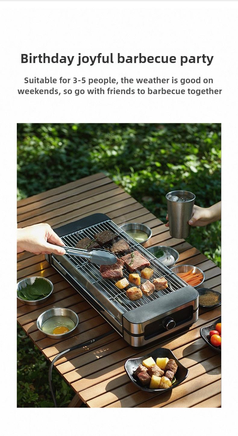 Electric Grill Household BBQ Grill Grill Indoor Skewer Household Electric Grill