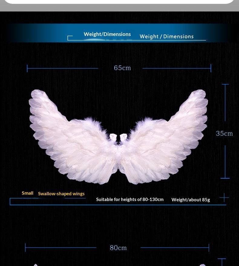 Angel Wing Back Decoration Adult Children Halloween Role-Playing Props Sun God Pope Golden Feather Hair Accessory Costume