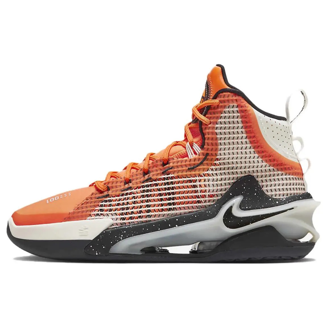 Nike Air Zoom GT Jump EP Men's High-Top Basketball Shoes in Orange, White, and Black Verifiable, with credentials and supporting global authentication