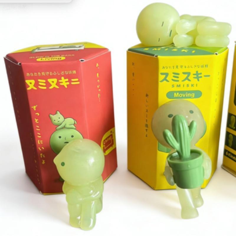 Hot Selling Smiski Hippers Mini Blind Box Bedroom Fitness Multi Theme Luminous Doll Ornaments Ideal Blind Box Toys Gift