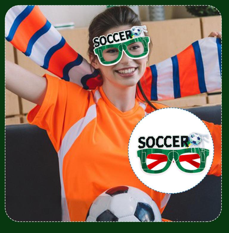 12-Pack Football Glasses Football League Bar Club Party Decoration Props World Cup Fan Supplies