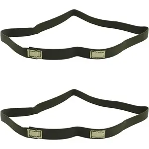 2PCS Green Reflective Camo Tactical Helmet Band Straps for M1 M88 Helmets