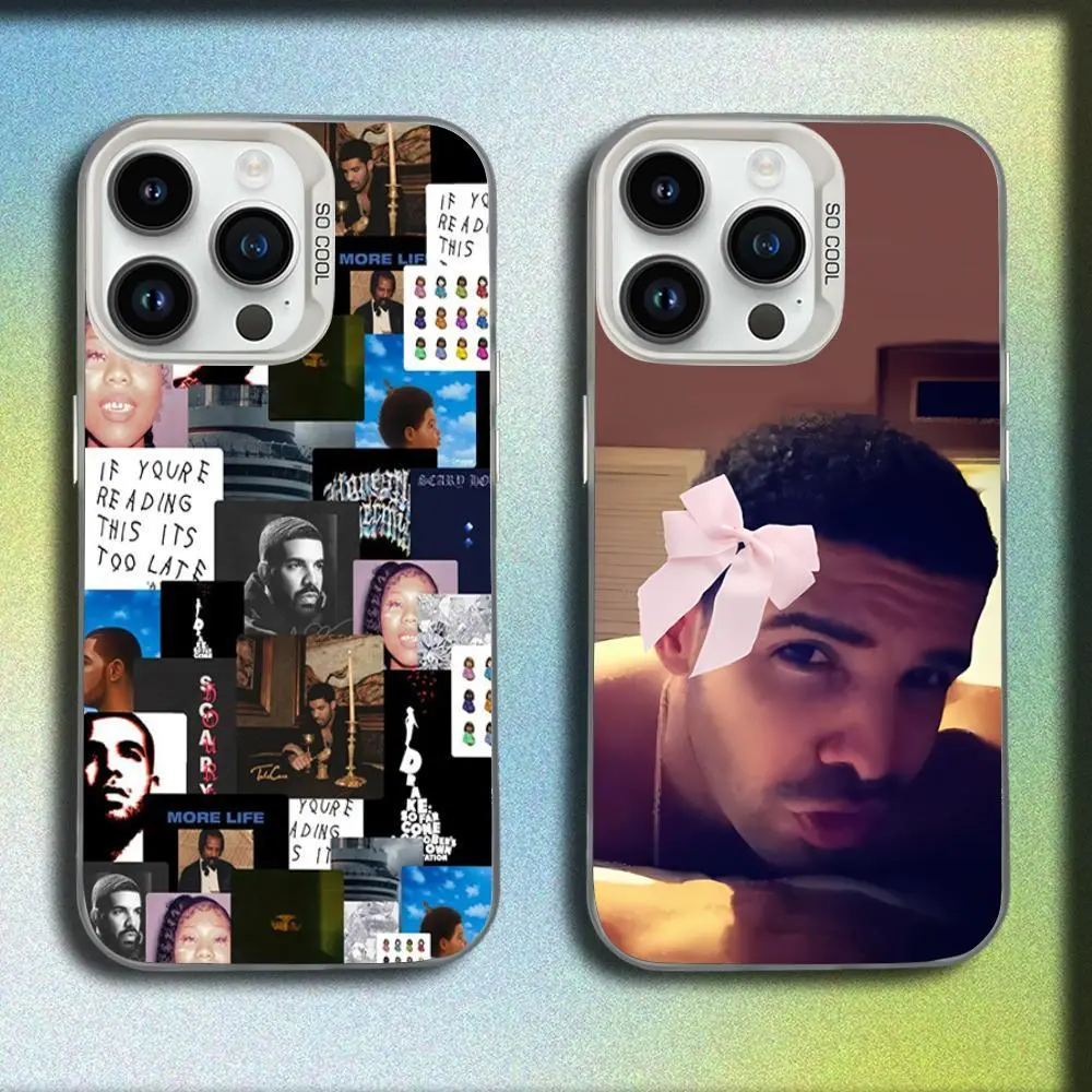 Funny Singer D-Drake Rapper Phone Case For iPhone 17e 17 16 15 14 13 12 11 Mini Pro Max Air promax X XR XSMAX & Samsung Galaxy S26 S25 S24 S23 S22  FE Ultra Plus EDGE White Matte Shockproof protection soft tpu back silicone Cover
