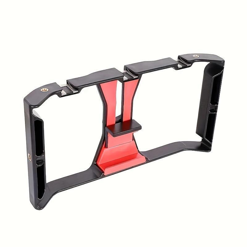 Portable Phone Video Cage, Phone Video Rig, Stable Smartphone Video Holder, Professional Smartphone Video Stabilizer