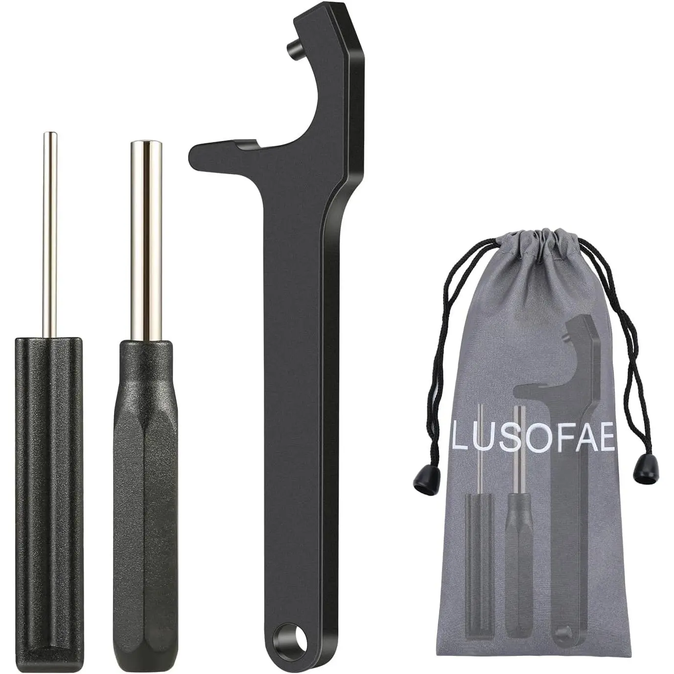 Glock Multi-Function Tool Kit with Carrying Bag - Front Sight Remover, Magazine Disassembler, Pin Tool for G17, G19, G19x, G26, G27, G43, G43x Accessories