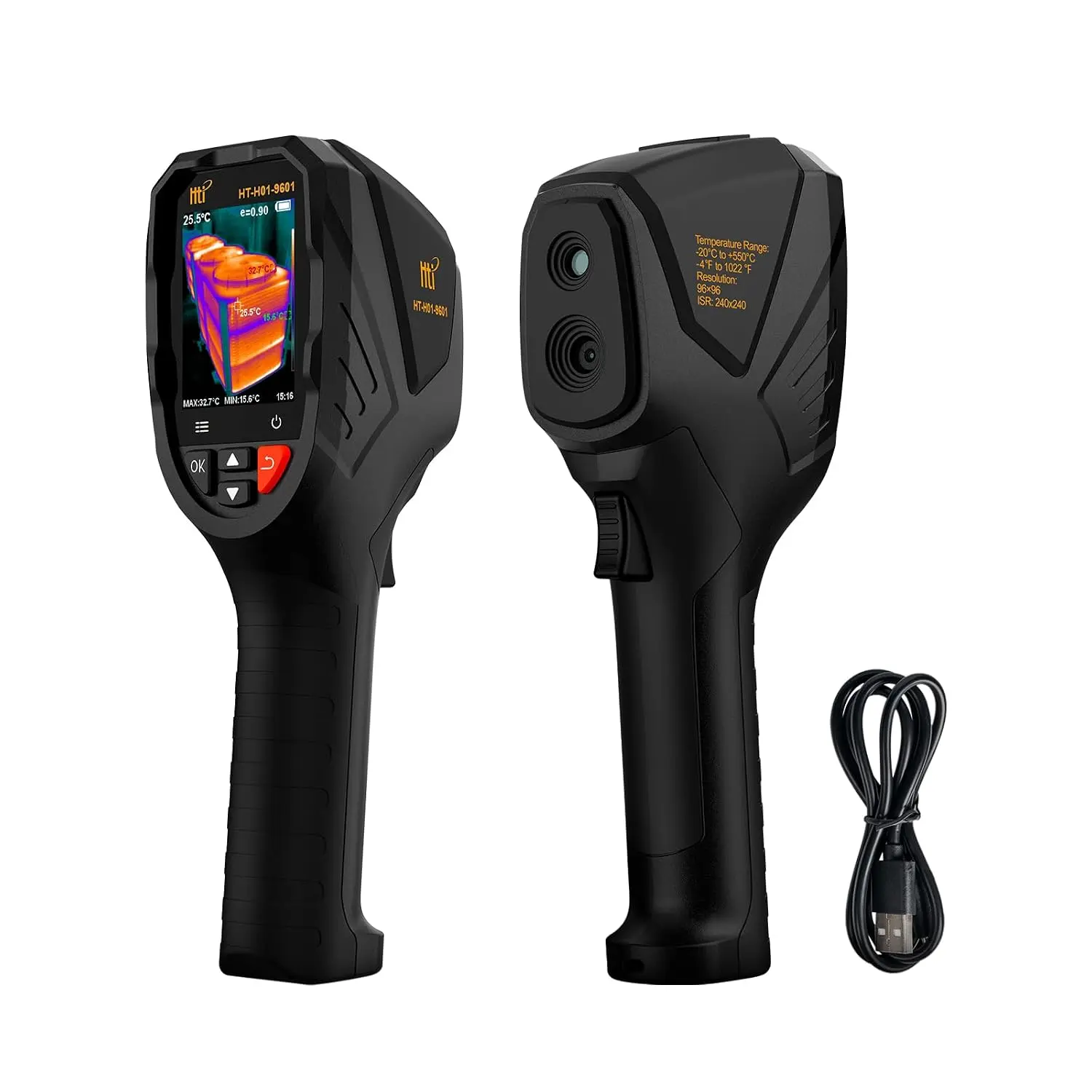 Thermal Imaging Camera, 240x240 IRS Resolution, -4°F to 1022°F Temp Range, Long Time  Life, 50°×50° Field of View, 25Hz Fixed Focus Handheld Thermal Camera | Thermal Insight and  Detection