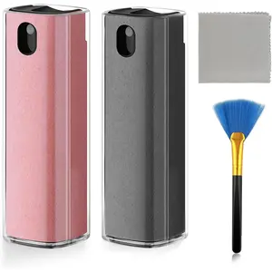 Fingerprint Proof Screen Cleaner,3 in 1Touchscreen Mist Cleaner  Wipe Cleaner,Safe for  Phones, , Laptop, Tablet and  Screen(Grey )