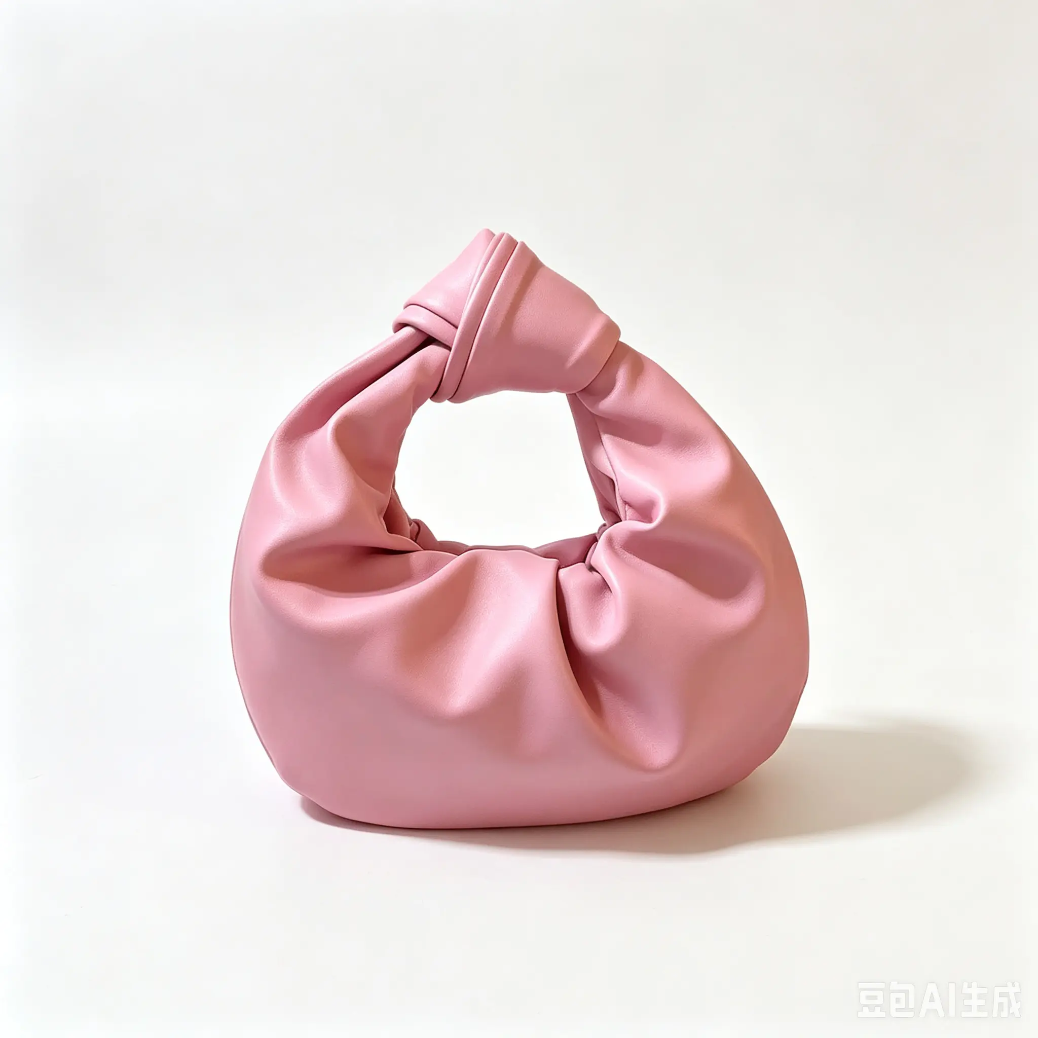 Macaron colored pleated bag; Colorful candy cart stitching handbag; Versatile and trendy women's bag