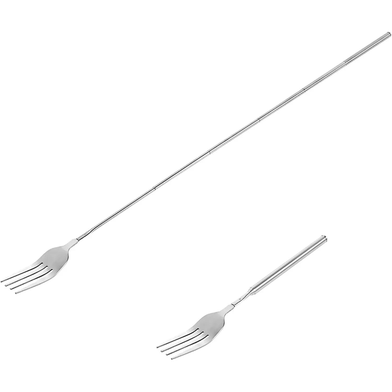 Extendable Fork, Prank Long Telescopic Forks, Extended 8.7-25.4 In