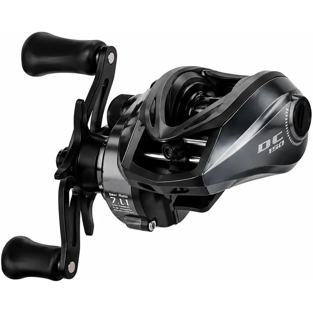 DC Baitcasting Reel with  Digital , Anti-Backlash Fishing Reel with Signature DC Sound, Easy-Control 7.1:1 Baitcaster for Beginners & Bass Fishing