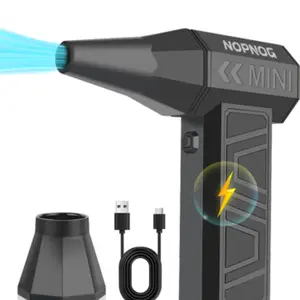 110000 PRM Strong Turbo Jet Fan Household Cleaning Electric Brush, Air Duster Blower Car Snow Blowing Cordless Air Pump Inflator Portable Jet Blower High Speed Blower Powerful Blowers Multifunctional Jet Blower